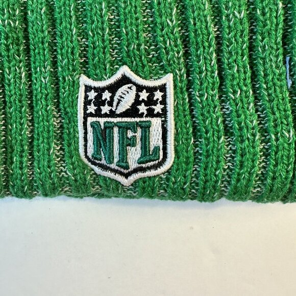 New York Jets New Era On Field Removeable Pom Beanie Football Athleisure - Picture 5 of 8
